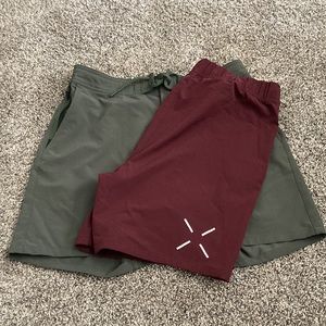 Ten Thousand- Foundation Short BUNDLE (Burgundy and Olive Green)
